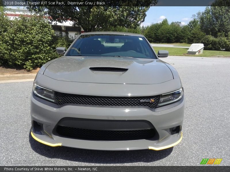 Destroyer Gray / Black 2018 Dodge Charger R/T Scat Pack