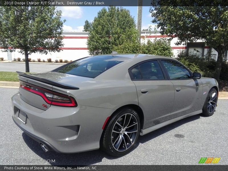 Destroyer Gray / Black 2018 Dodge Charger R/T Scat Pack