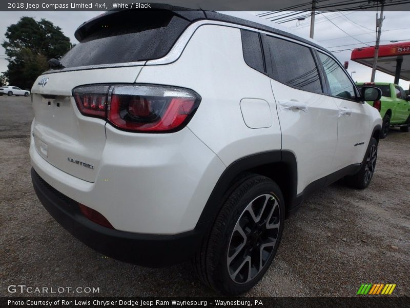 White / Black 2018 Jeep Compass Limited 4x4