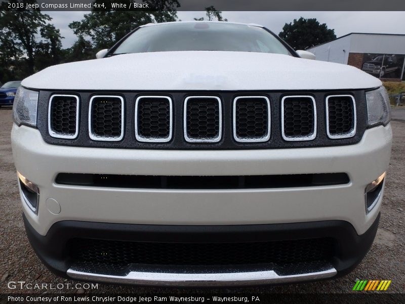 White / Black 2018 Jeep Compass Limited 4x4