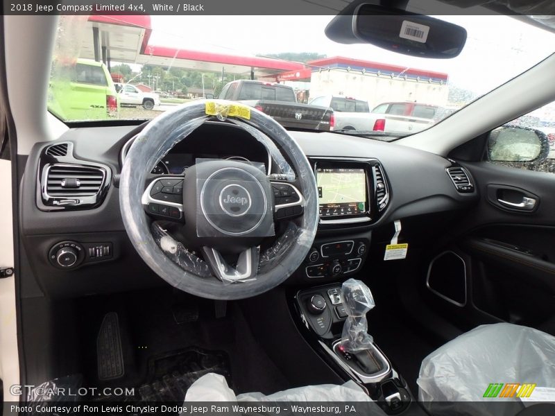 White / Black 2018 Jeep Compass Limited 4x4