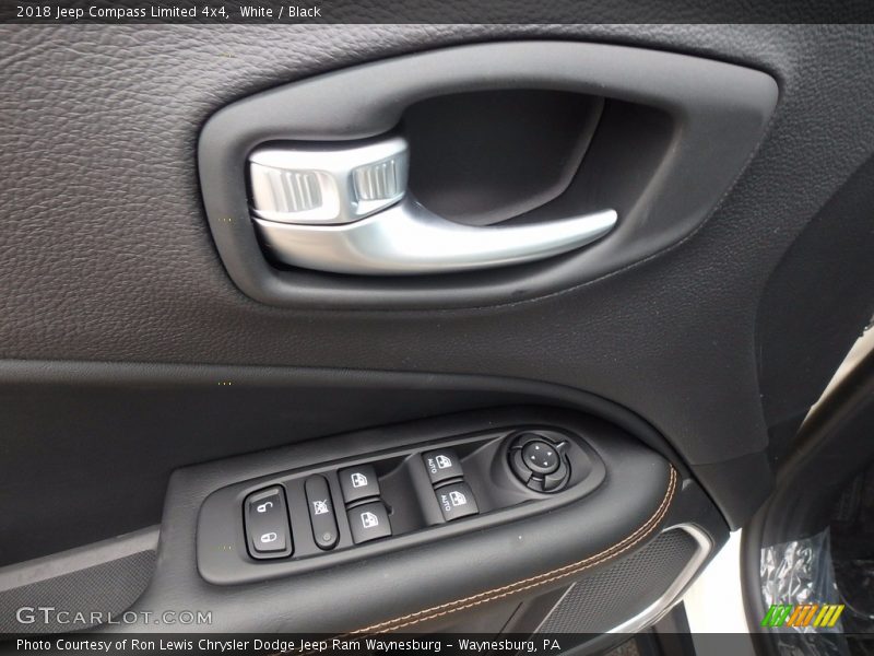 White / Black 2018 Jeep Compass Limited 4x4