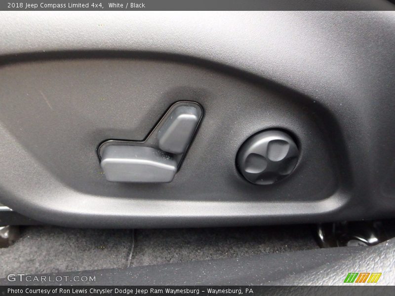 White / Black 2018 Jeep Compass Limited 4x4