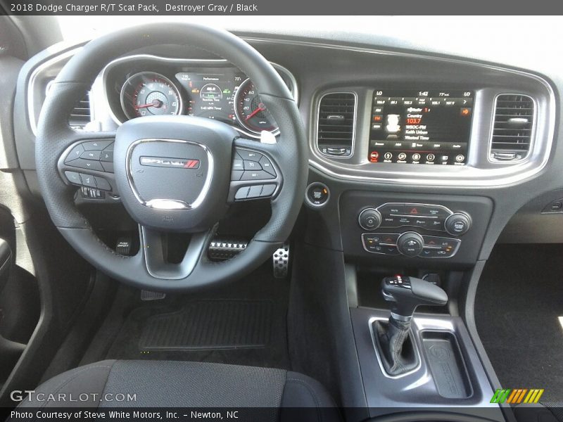Destroyer Gray / Black 2018 Dodge Charger R/T Scat Pack