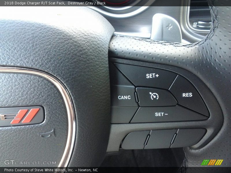 Destroyer Gray / Black 2018 Dodge Charger R/T Scat Pack
