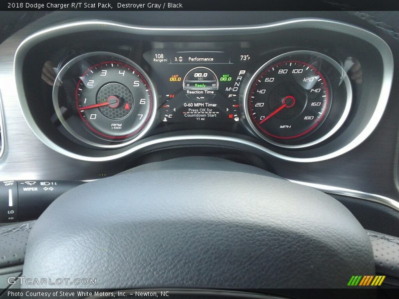Destroyer Gray / Black 2018 Dodge Charger R/T Scat Pack