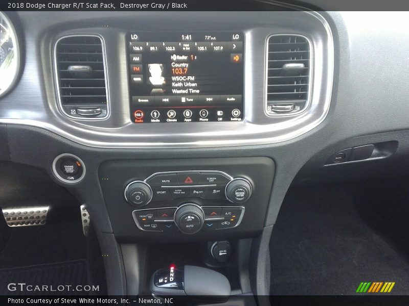Destroyer Gray / Black 2018 Dodge Charger R/T Scat Pack