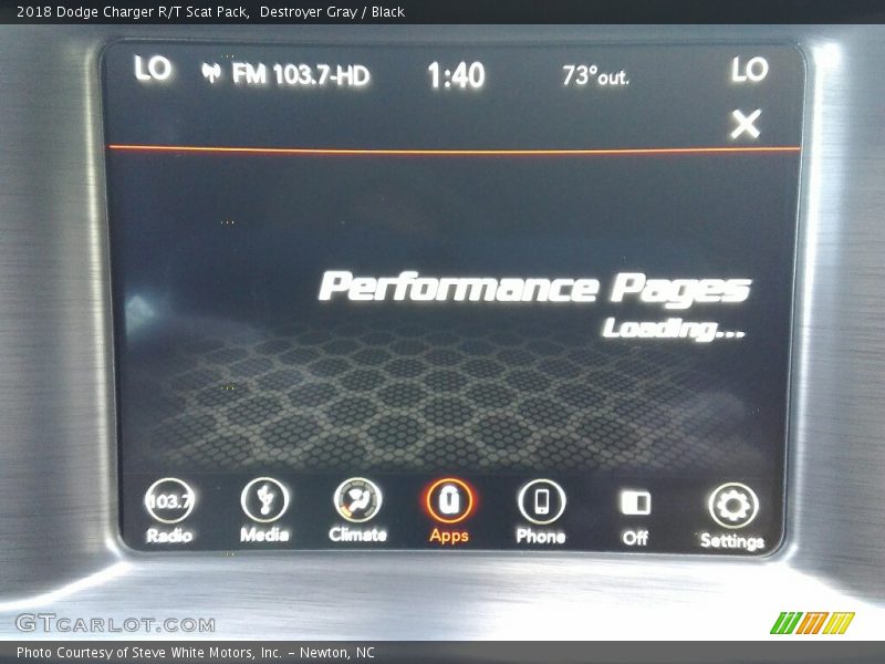 Destroyer Gray / Black 2018 Dodge Charger R/T Scat Pack