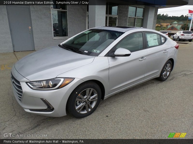 Symphony Silver / Gray 2018 Hyundai Elantra Value Edition