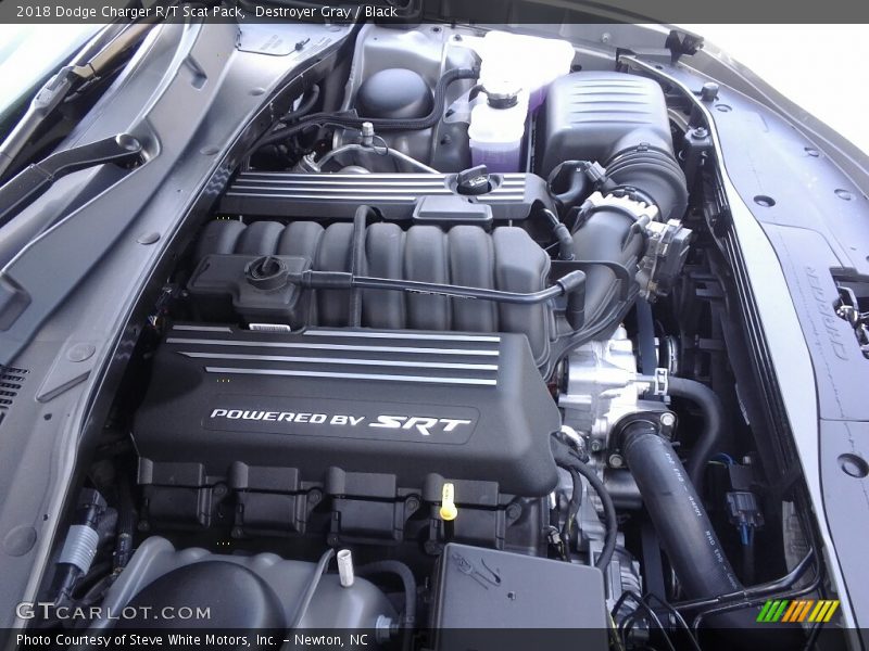 Destroyer Gray / Black 2018 Dodge Charger R/T Scat Pack