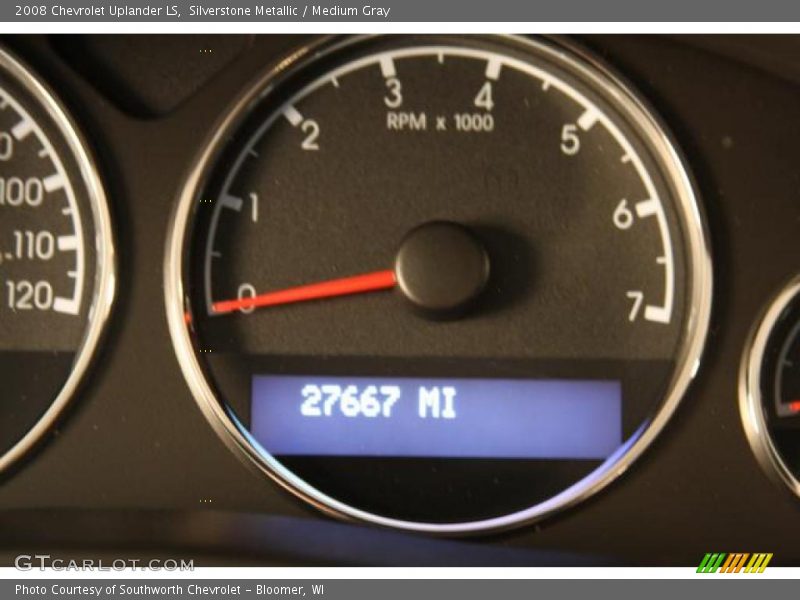 Silverstone Metallic / Medium Gray 2008 Chevrolet Uplander LS