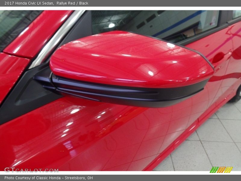 Rallye Red / Black 2017 Honda Civic LX Sedan