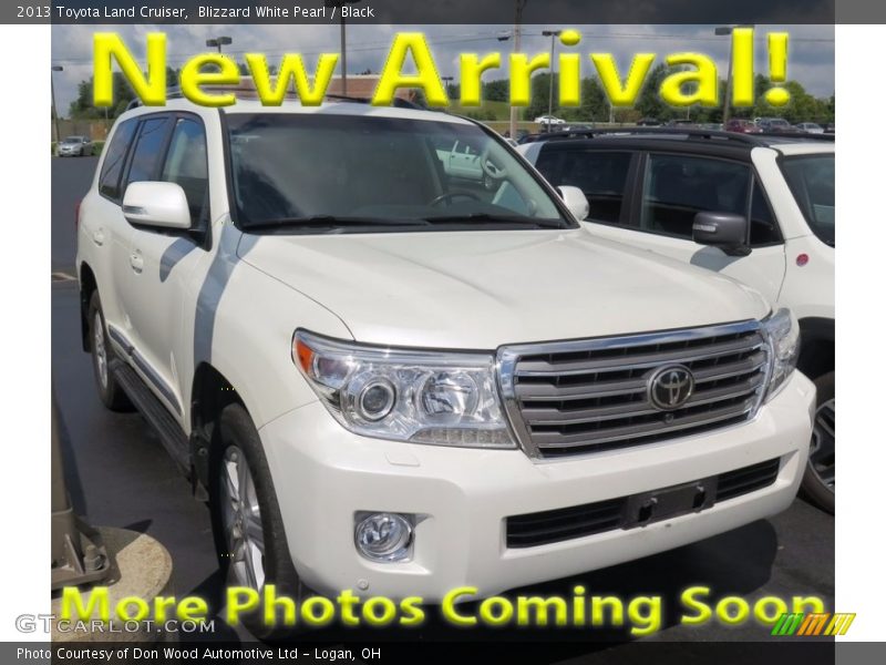 Blizzard White Pearl / Black 2013 Toyota Land Cruiser