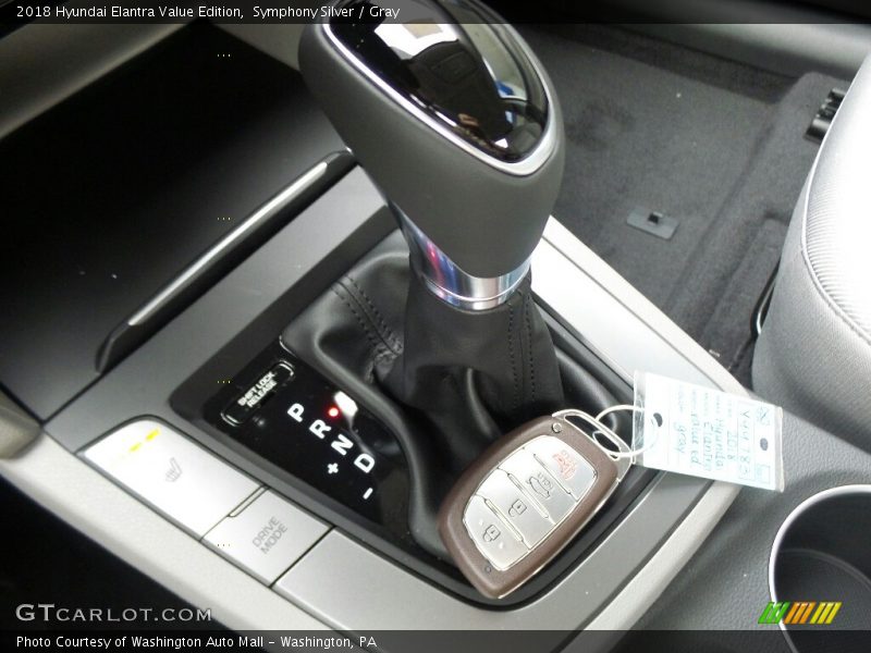 Symphony Silver / Gray 2018 Hyundai Elantra Value Edition