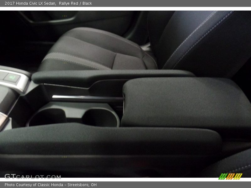 Rallye Red / Black 2017 Honda Civic LX Sedan