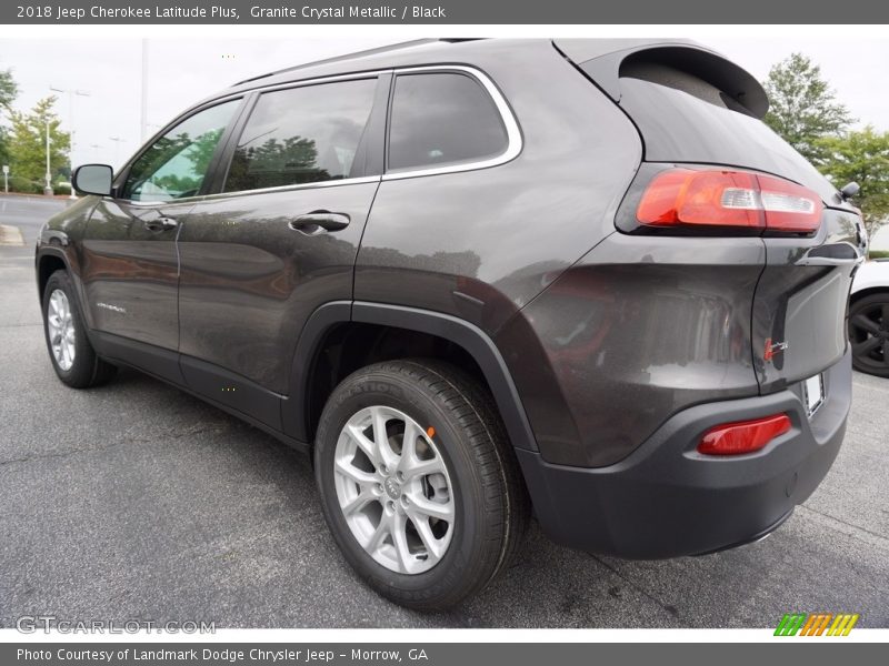 Granite Crystal Metallic / Black 2018 Jeep Cherokee Latitude Plus