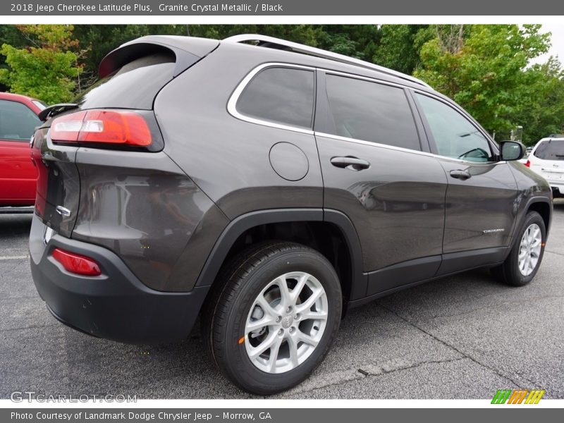 Granite Crystal Metallic / Black 2018 Jeep Cherokee Latitude Plus