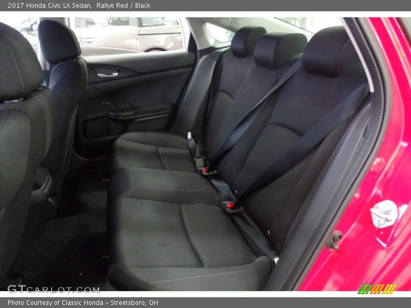 Rallye Red / Black 2017 Honda Civic LX Sedan