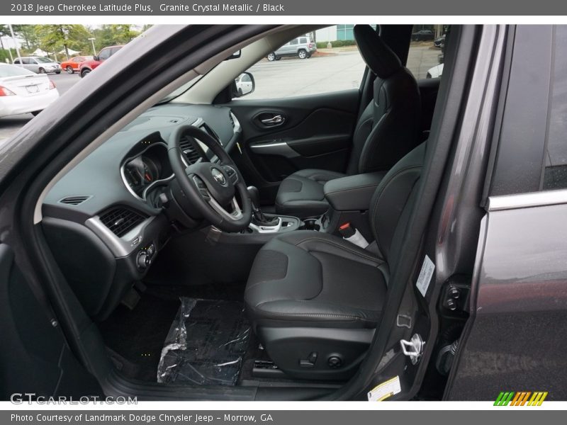  2018 Cherokee Latitude Plus Black Interior