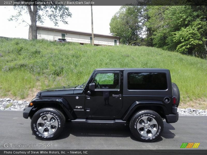 Black / Black/Dark Saddle 2017 Jeep Wrangler Sahara 4x4