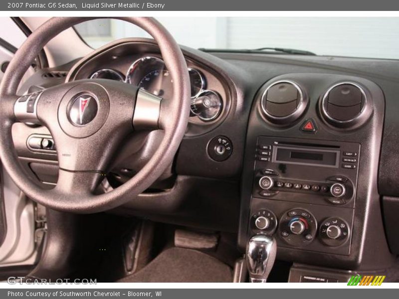 Liquid Silver Metallic / Ebony 2007 Pontiac G6 Sedan