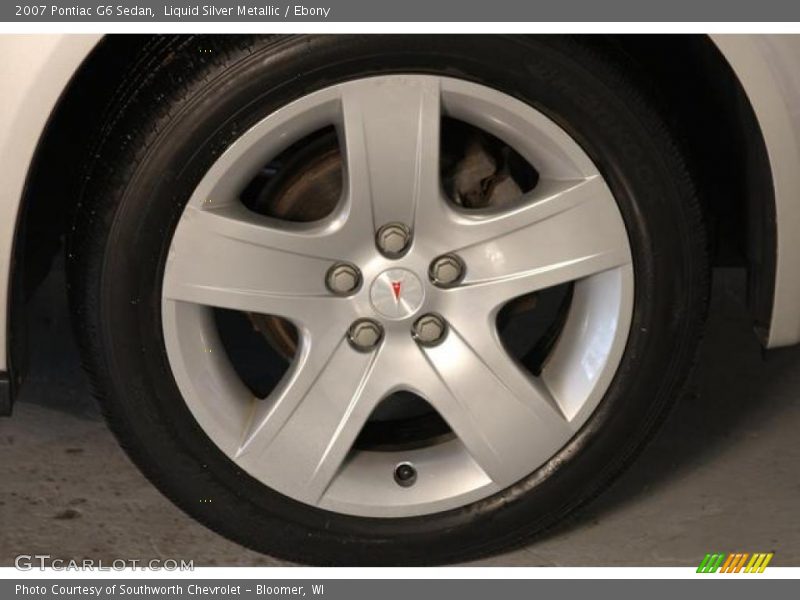 Liquid Silver Metallic / Ebony 2007 Pontiac G6 Sedan