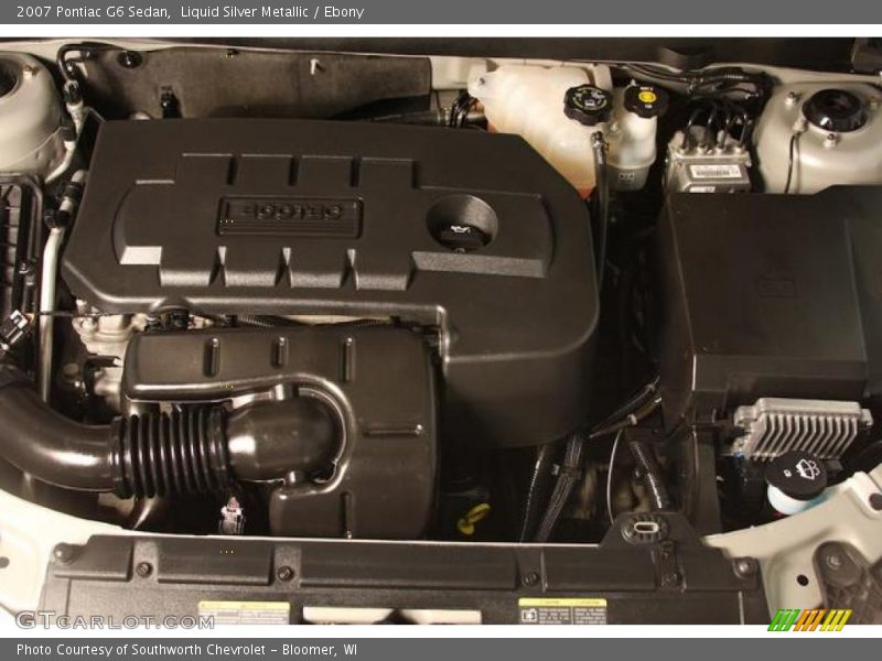 Liquid Silver Metallic / Ebony 2007 Pontiac G6 Sedan