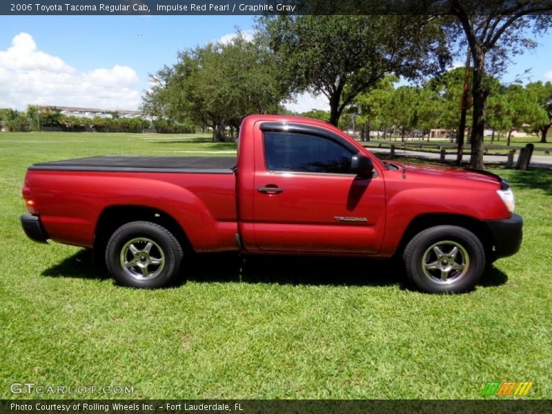 Impulse Red Pearl / Graphite Gray 2006 Toyota Tacoma Regular Cab