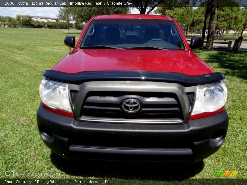 Impulse Red Pearl / Graphite Gray 2006 Toyota Tacoma Regular Cab