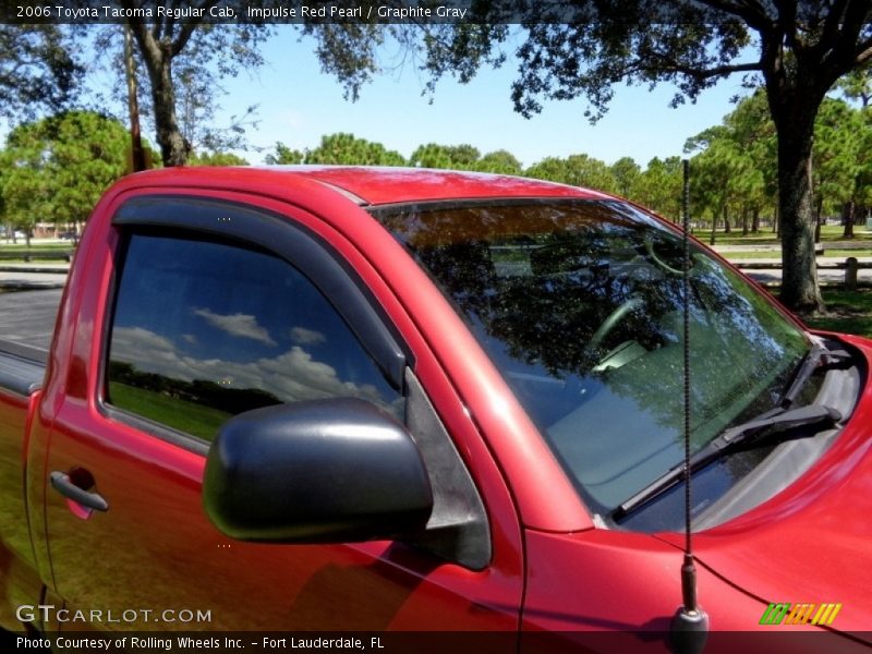Impulse Red Pearl / Graphite Gray 2006 Toyota Tacoma Regular Cab