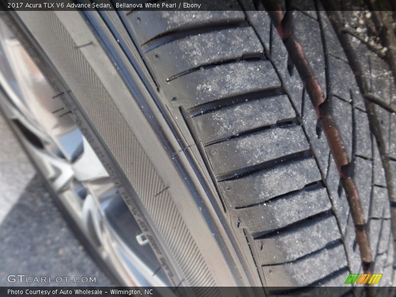 Bellanova White Pearl / Ebony 2017 Acura TLX V6 Advance Sedan