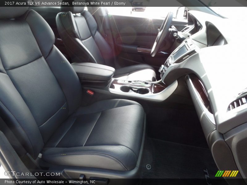 Bellanova White Pearl / Ebony 2017 Acura TLX V6 Advance Sedan