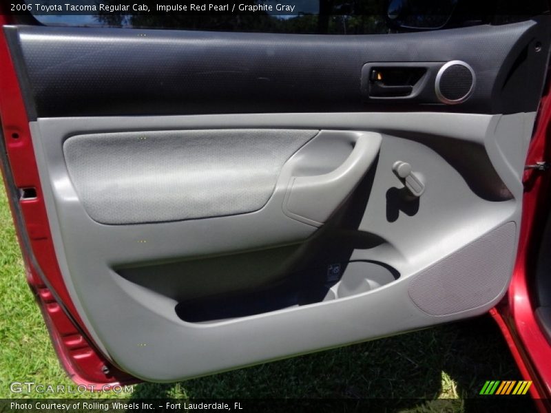 Impulse Red Pearl / Graphite Gray 2006 Toyota Tacoma Regular Cab