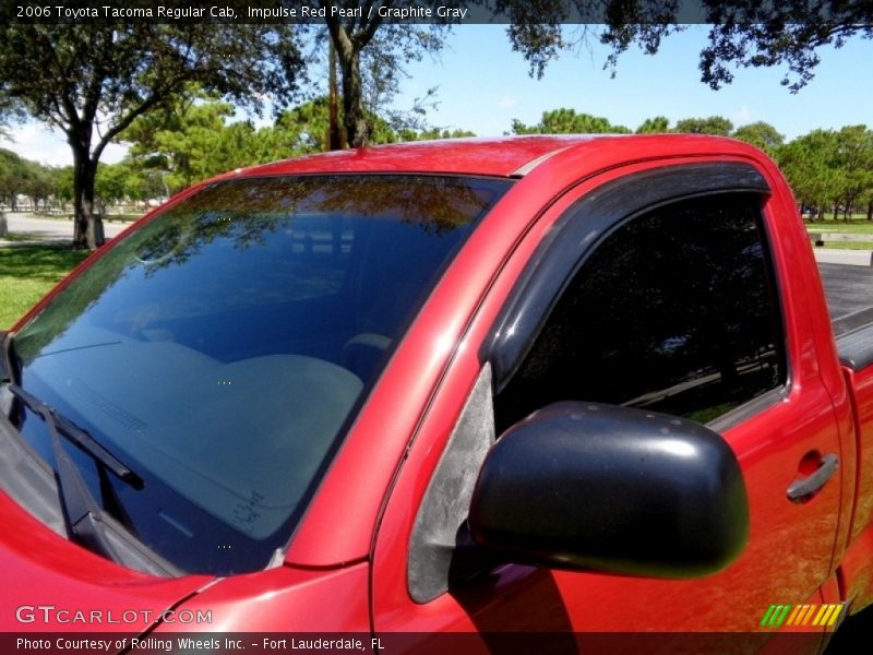 Impulse Red Pearl / Graphite Gray 2006 Toyota Tacoma Regular Cab