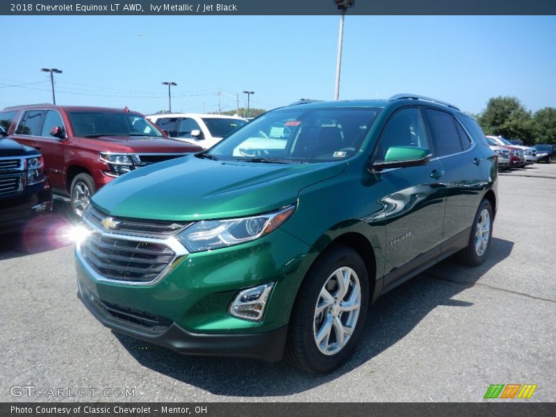 Ivy Metallic / Jet Black 2018 Chevrolet Equinox LT AWD