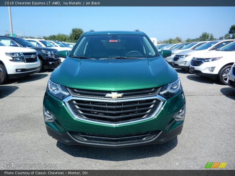 Ivy Metallic / Jet Black 2018 Chevrolet Equinox LT AWD