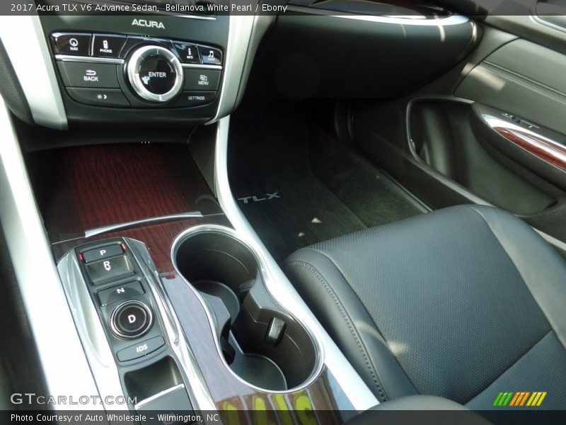Bellanova White Pearl / Ebony 2017 Acura TLX V6 Advance Sedan