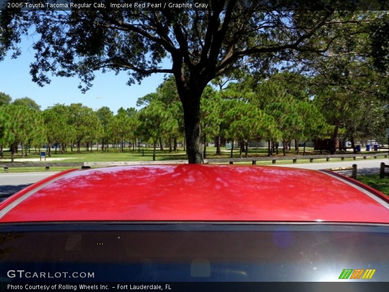 Impulse Red Pearl / Graphite Gray 2006 Toyota Tacoma Regular Cab