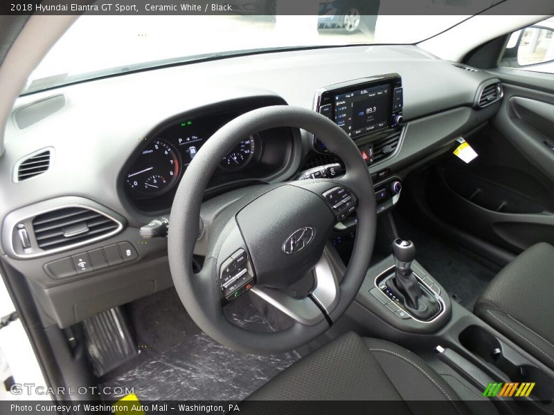 Dashboard of 2018 Elantra GT Sport