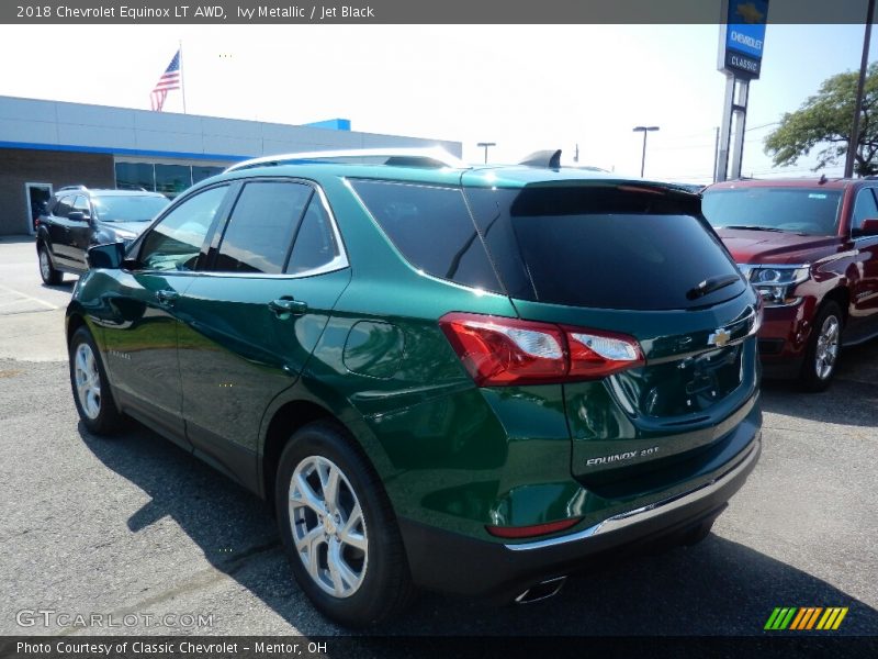 Ivy Metallic / Jet Black 2018 Chevrolet Equinox LT AWD