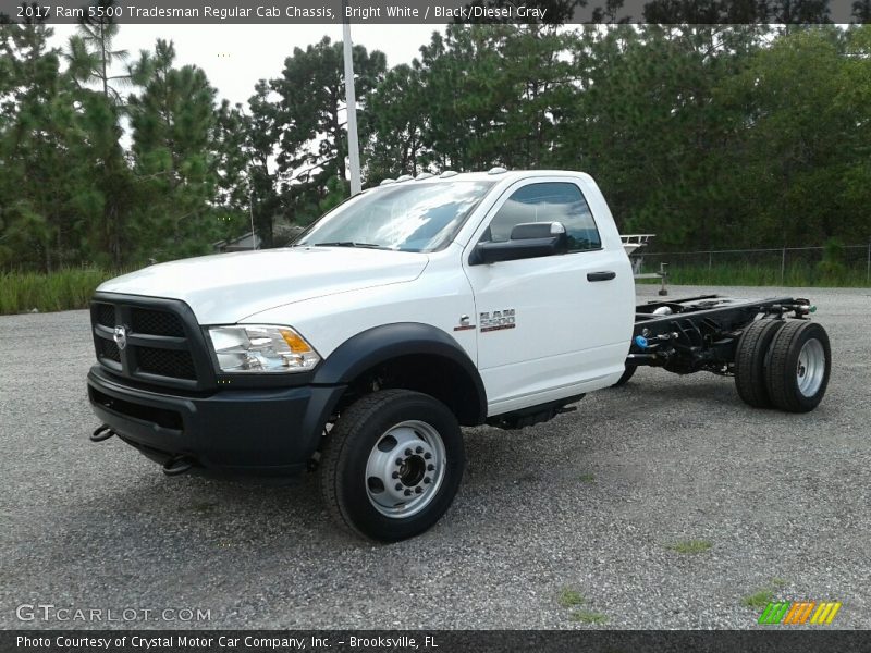 Bright White / Black/Diesel Gray 2017 Ram 5500 Tradesman Regular Cab Chassis