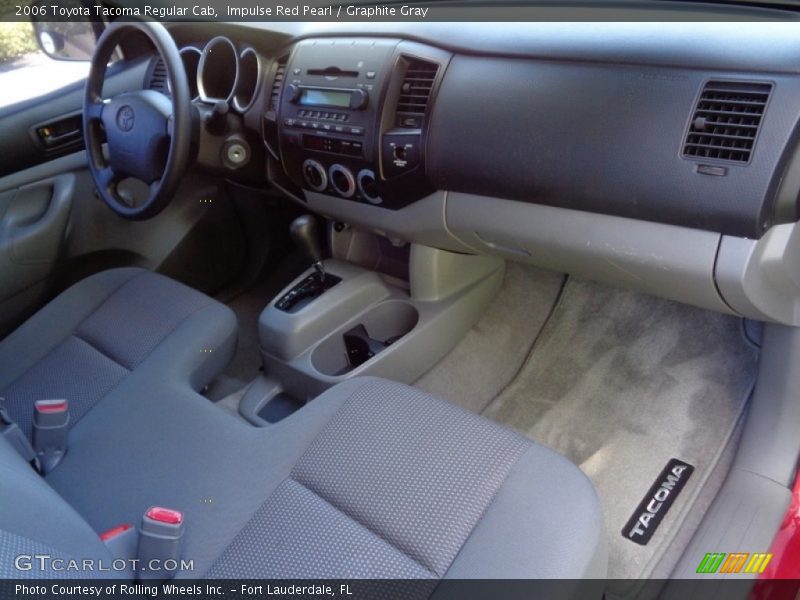 Impulse Red Pearl / Graphite Gray 2006 Toyota Tacoma Regular Cab