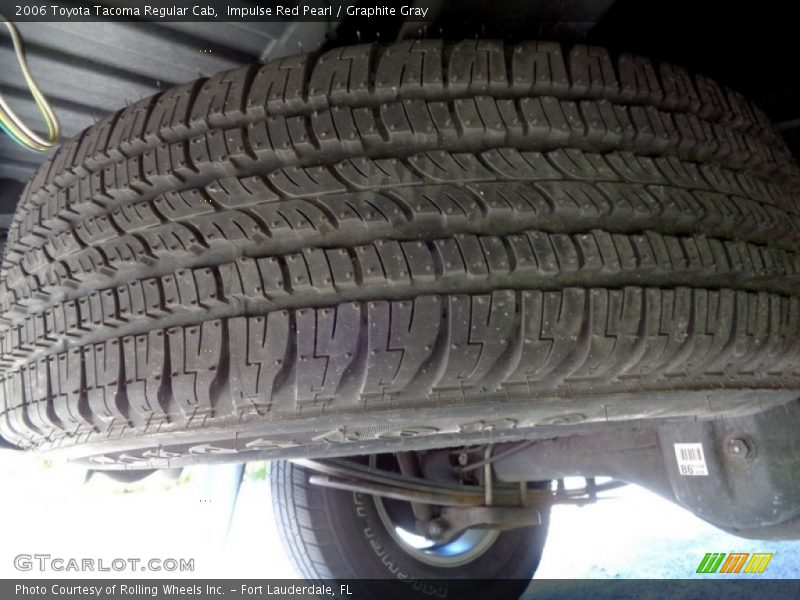 Impulse Red Pearl / Graphite Gray 2006 Toyota Tacoma Regular Cab
