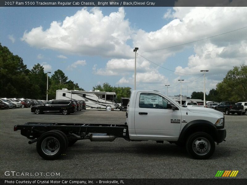 Bright White / Black/Diesel Gray 2017 Ram 5500 Tradesman Regular Cab Chassis