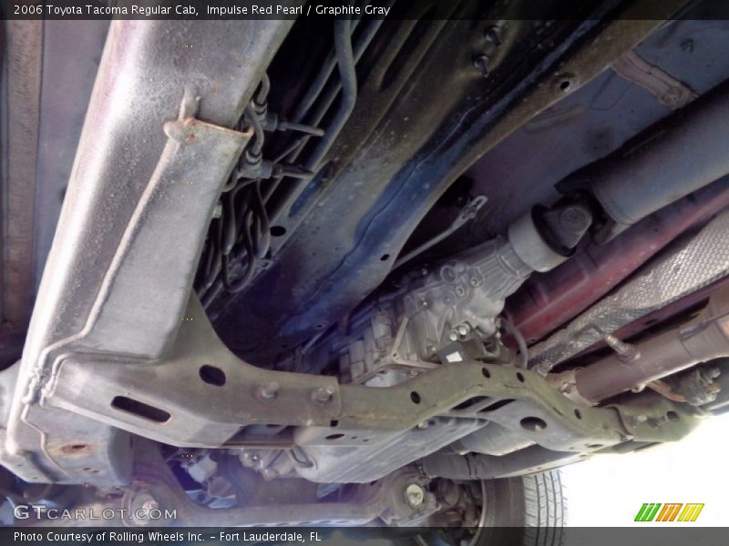 Impulse Red Pearl / Graphite Gray 2006 Toyota Tacoma Regular Cab