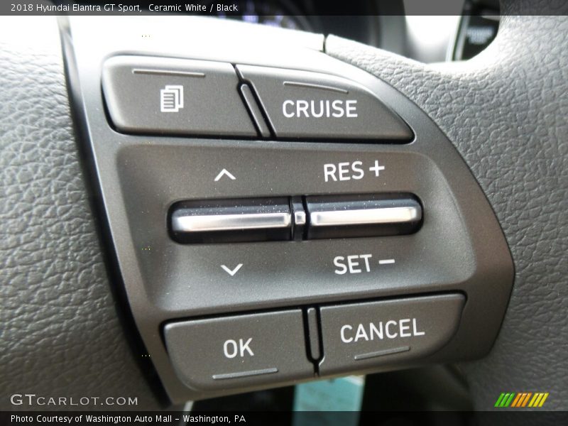 Controls of 2018 Elantra GT Sport