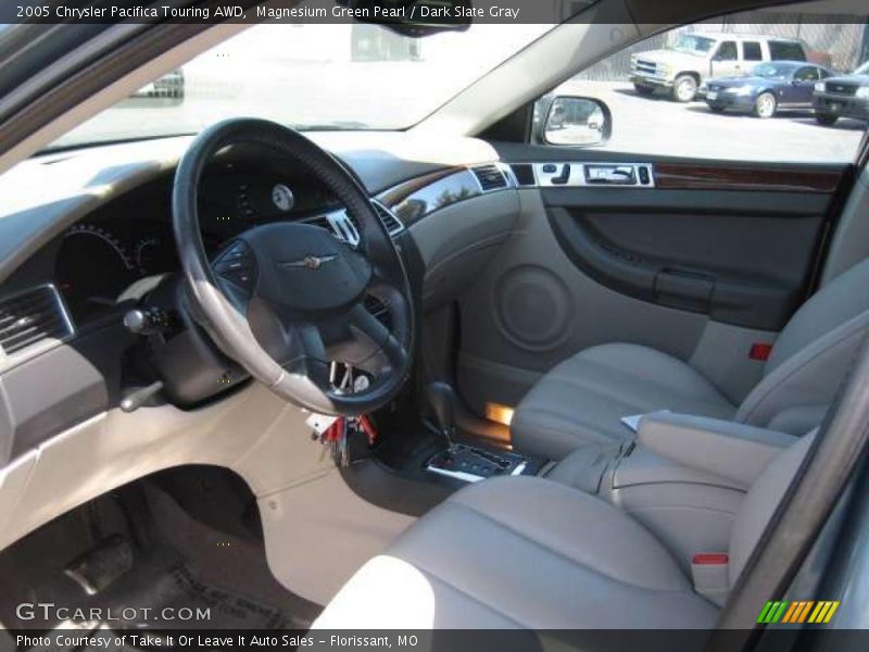 Magnesium Green Pearl / Dark Slate Gray 2005 Chrysler Pacifica Touring AWD