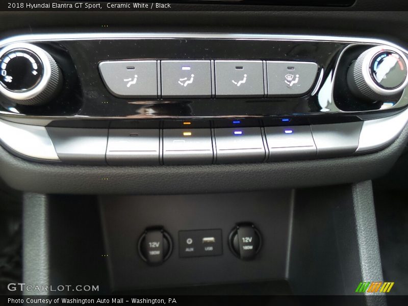 Controls of 2018 Elantra GT Sport