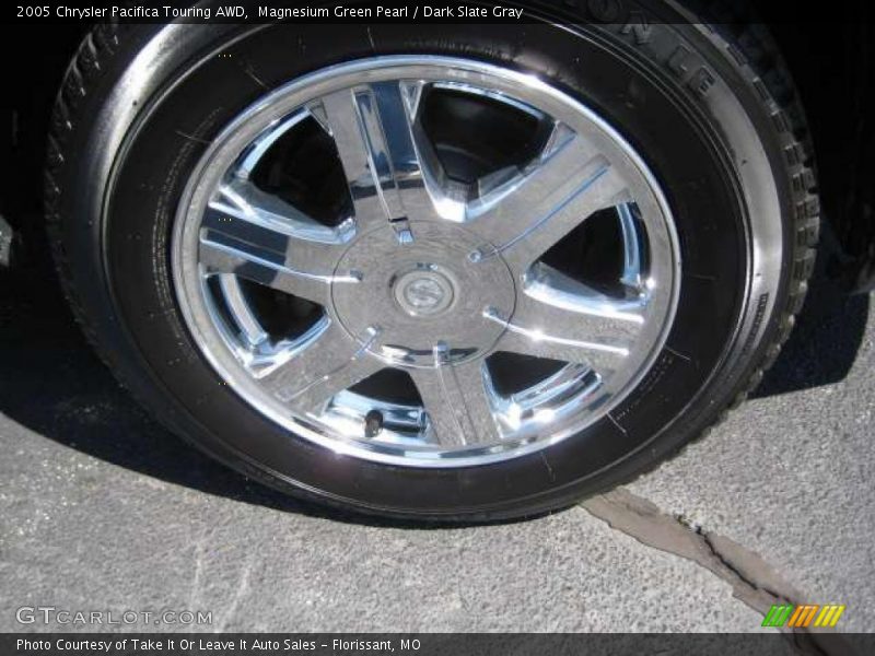 Magnesium Green Pearl / Dark Slate Gray 2005 Chrysler Pacifica Touring AWD