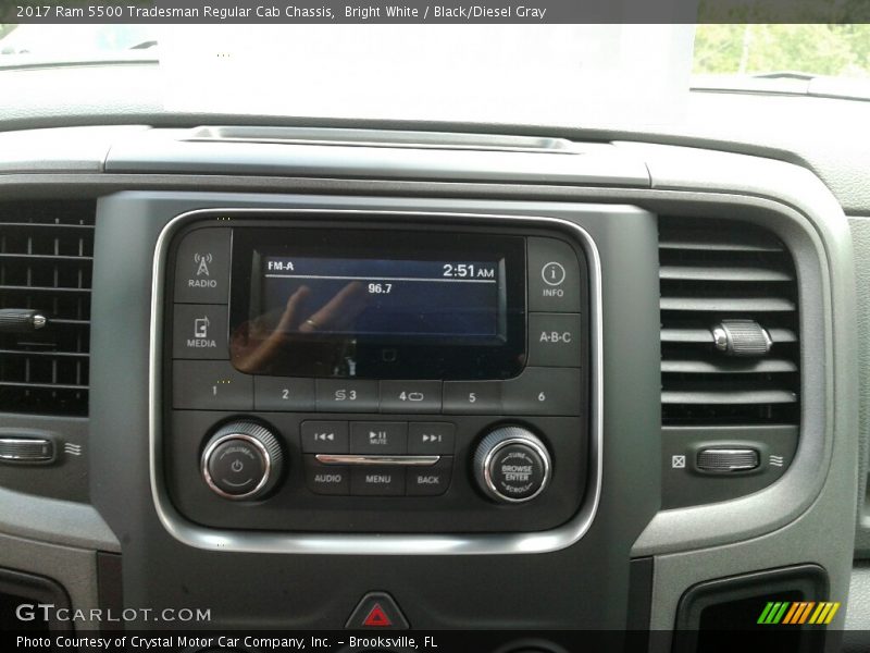 Bright White / Black/Diesel Gray 2017 Ram 5500 Tradesman Regular Cab Chassis